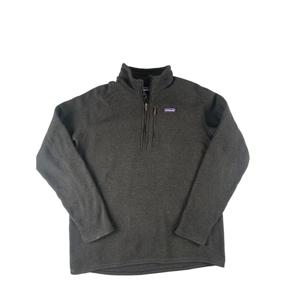 Patagonia Better Sweater 1/4 Zip Pullover Men's Black XL